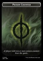 Magic the Gathering Card - Poison Counter - MTG Circle