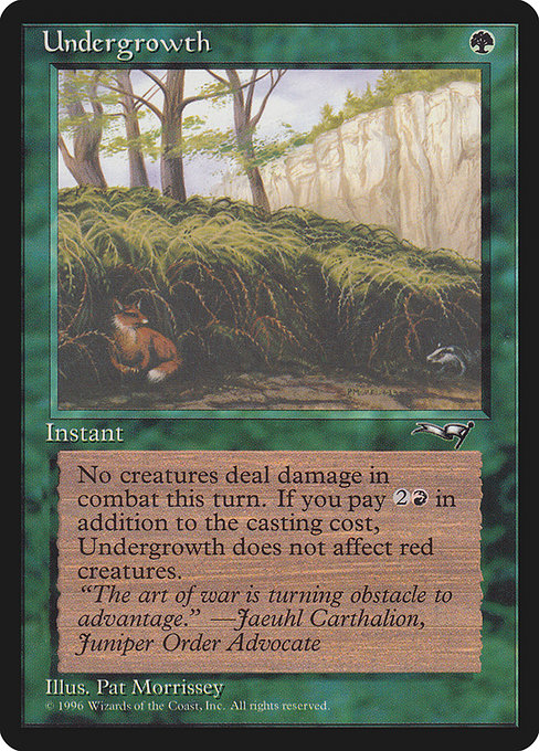Magic the Gathering Card - Undergrowth - MTG Circle