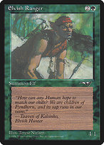 Magic the Gathering Card - Elvish Ranger - MTG Circle