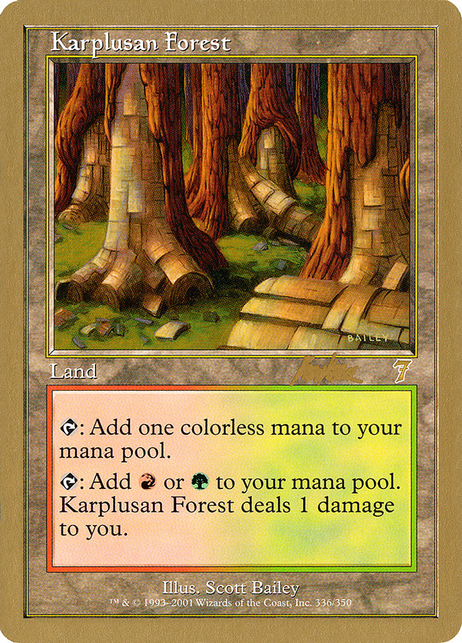 Magic the Gathering Card - Karplusan Forest - MTG Circle