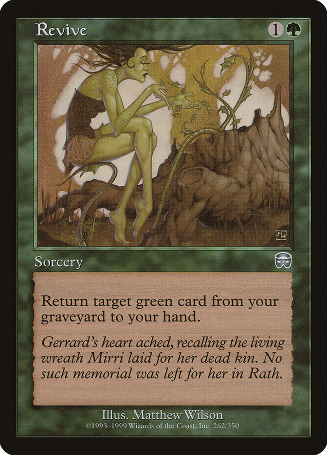 Magic the Gathering Card - Revive - MTG Circle