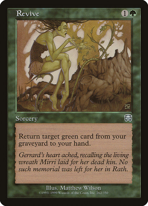 Magic the Gathering Card - Revive - MTG Circle