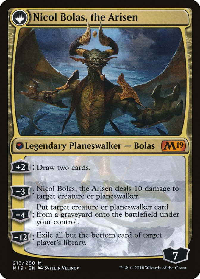 Magic the Gathering Card - Nicol Bolas, the Arisen - MTG Circle