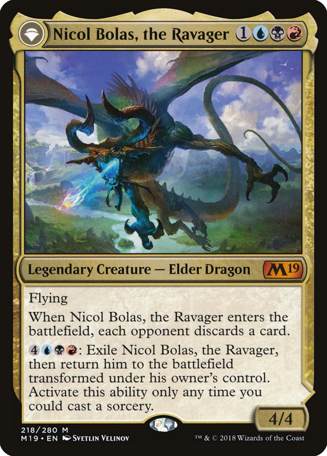 Magic the Gathering Card - Nicol Bolas, the Ravager - MTG Circle