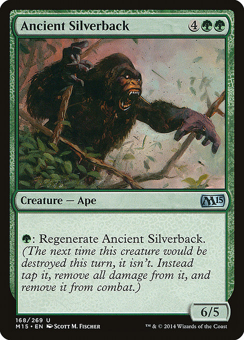 Magic the Gathering Card - Ancient Silverback - MTG Circle