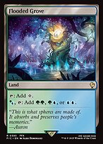 Magic the Gathering Card - Flooded Grove - MTG Circle