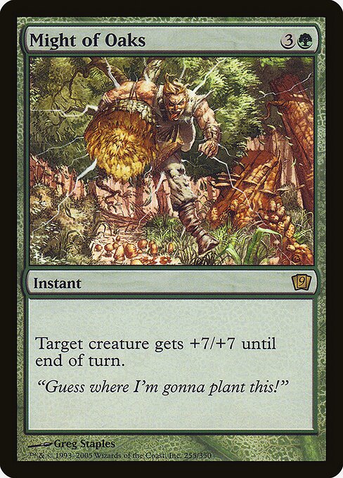 Magic the Gathering Card - Might of Oaks - MTG Circle