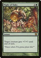 Magic the Gathering Card - Might of Oaks - MTG Circle