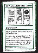 Magic the Gathering Card - All-You-Can-Eat Buffet - MTG Circle