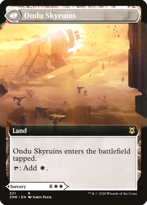Magic the Gathering Card - Ondu Skyruins - MTG Circle