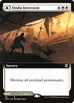 Magic the Gathering Card - Ondu Inversion // Ondu Skyruins - MTG Circle