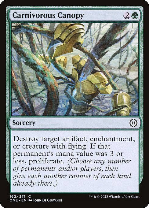 Magic the Gathering Card - Carnivorous Canopy - MTG Circle