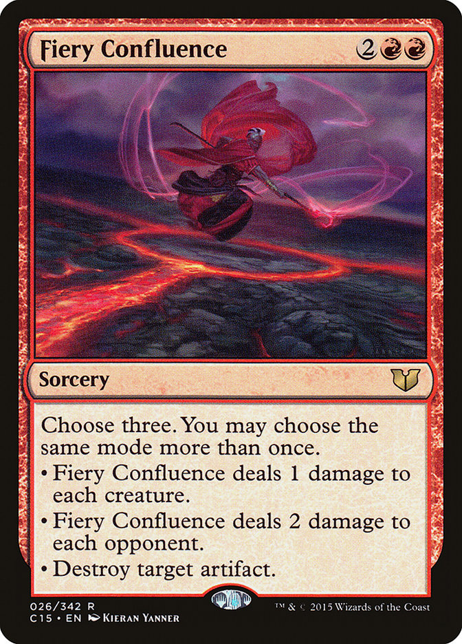 Magic the Gathering Card - Fiery Confluence - MTG Circle