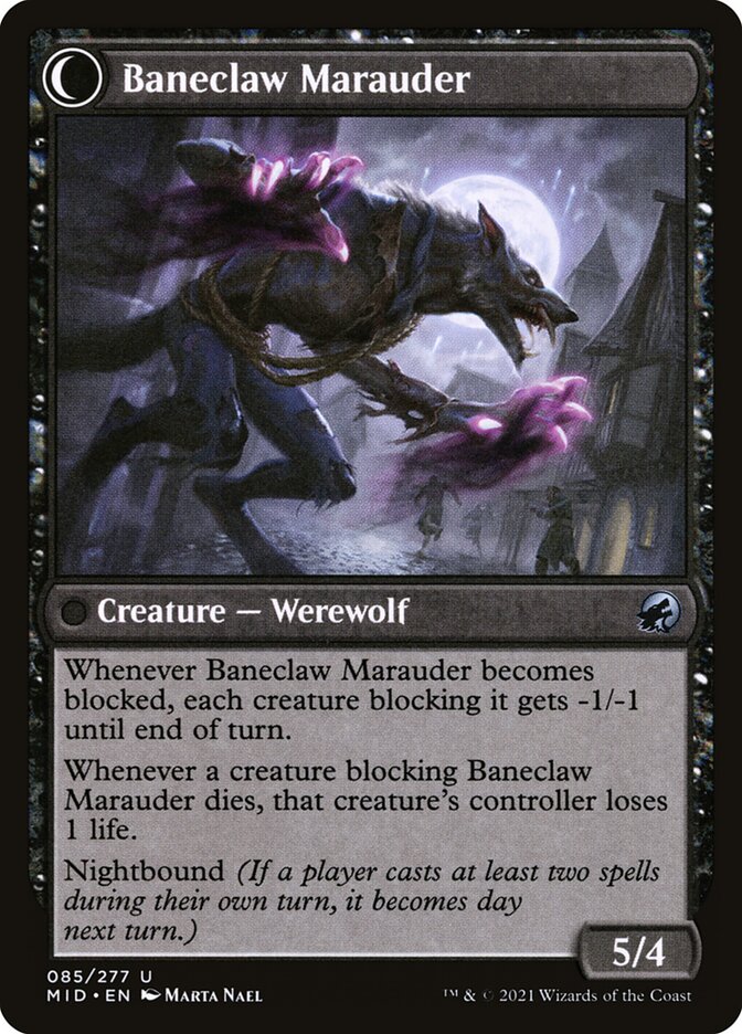 Magic the Gathering Card - Baneclaw Marauder - MTG Circle