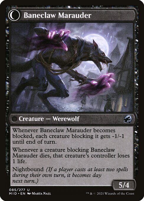 Magic the Gathering Card - Baneclaw Marauder - MTG Circle