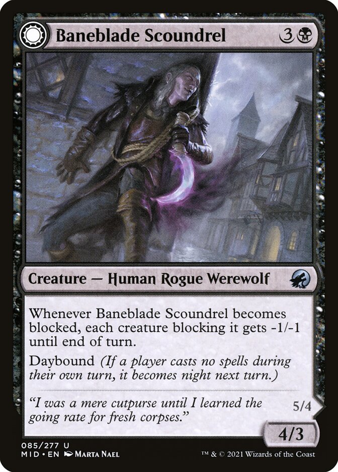 Magic the Gathering Card - Baneblade Scoundrel - MTG Circle