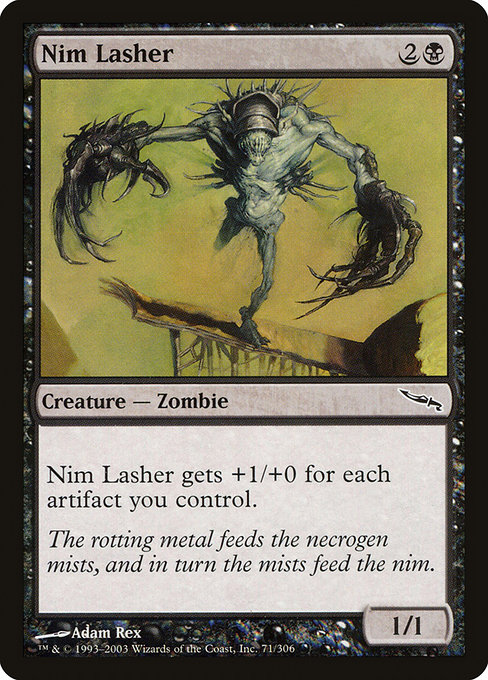 Magic the Gathering Card - Nim Lasher - MTG Circle