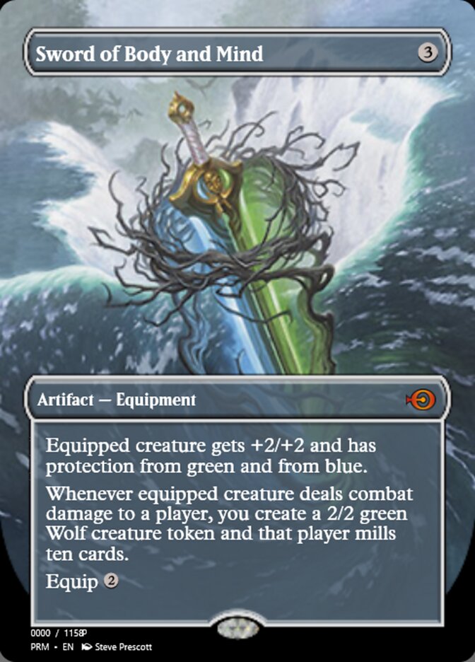 Magic the Gathering Card - Sword of Body and Mind - MTG Circle