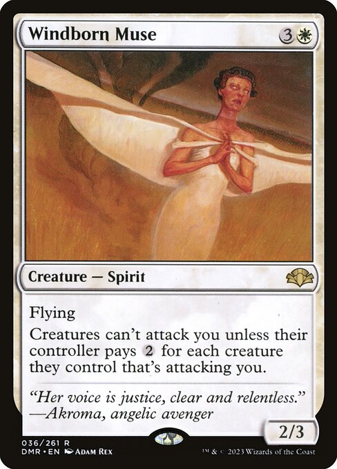Magic the Gathering Card - Windborn Muse - MTG Circle