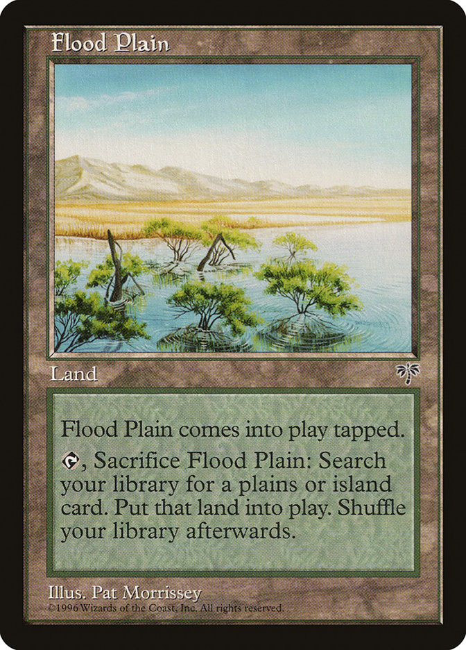 Magic the Gathering Card - Flood Plain - MTG Circle