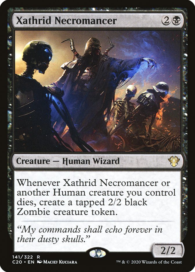 Magic the Gathering Card - Xathrid Necromancer - MTG Circle