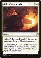 Magic the Gathering Card - Gideon's Reproach - MTG Circle
