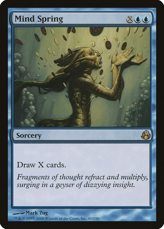 Magic the Gathering Card - Mind Spring - MTG Circle