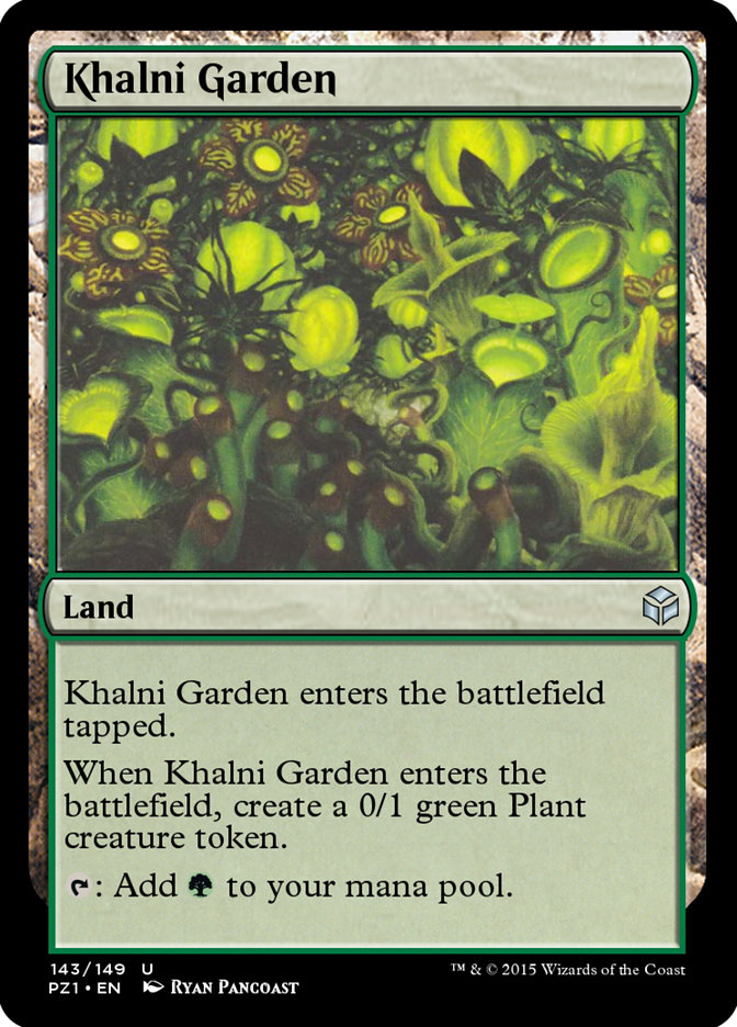 Magic the Gathering Card - Khalni Garden - MTG Circle