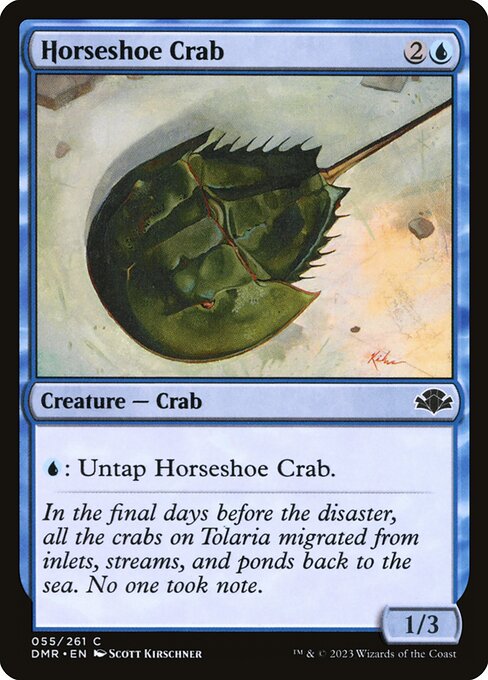 Magic the Gathering Card - Horseshoe Crab - MTG Circle