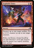Magic the Gathering Card - Explosive Entry - MTG Circle