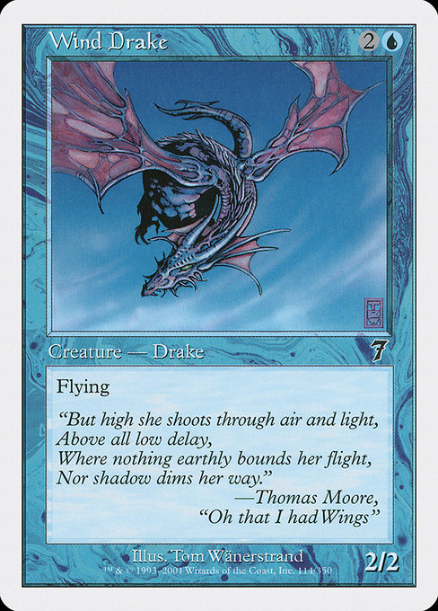 Magic the Gathering Card - Wind Drake - MTG Circle