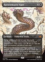 Magic the Gathering Card - Rottenmouth Viper - MTG Circle