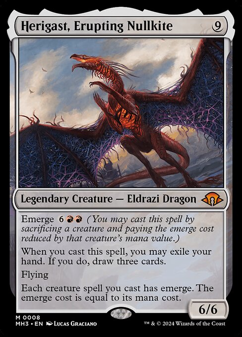 Magic the Gathering Card - Herigast, Erupting Nullkite - MTG Circle