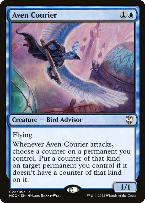 Magic the Gathering Card - Aven Courier - MTG Circle