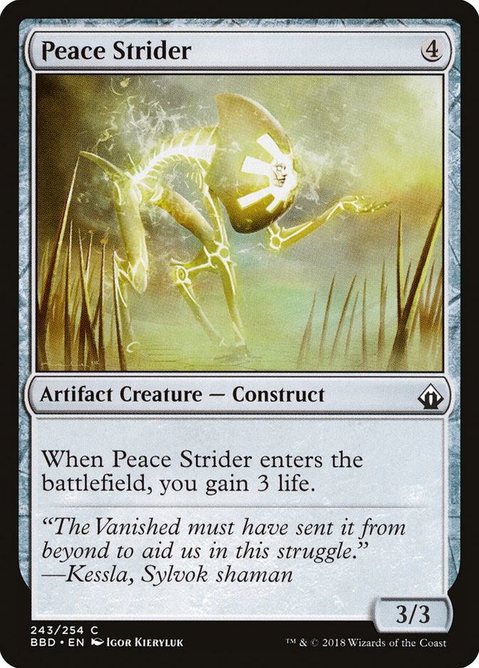 Magic the Gathering Card - Peace Strider - MTG Circle