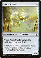 Magic the Gathering Card - Peace Strider - MTG Circle