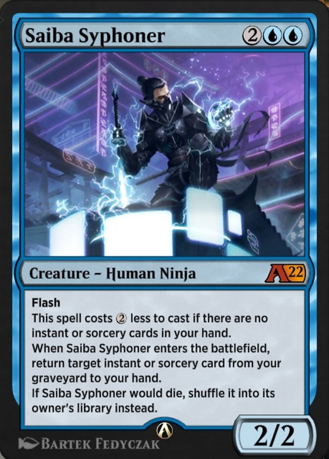 Magic the Gathering Card - Saiba Syphoner - MTG Circle