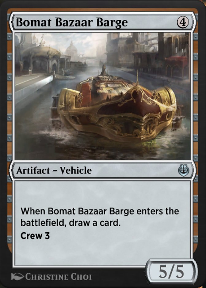 Magic the Gathering Card - Bomat Bazaar Barge - MTG Circle