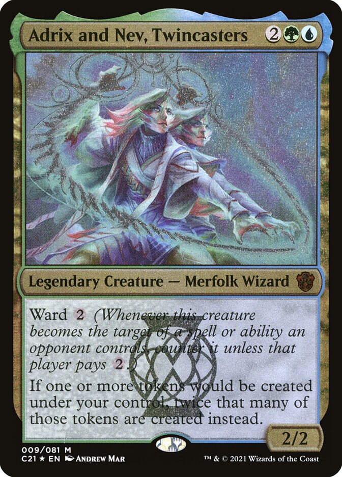 Magic the Gathering Card - Adrix and Nev, Twincasters - MTG Circle