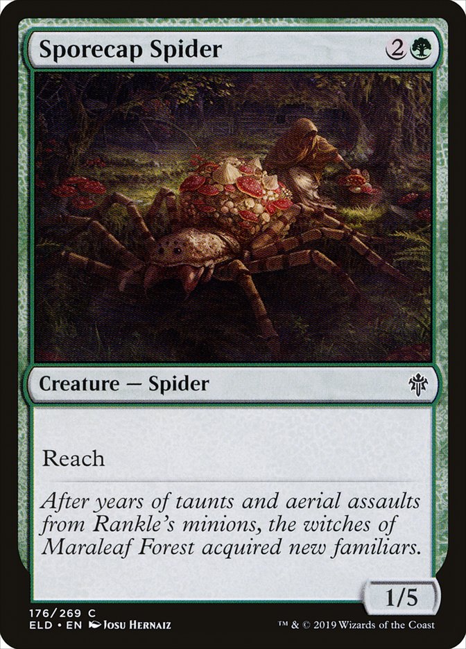 Magic the Gathering Card - Sporecap Spider - MTG Circle