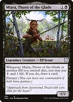 Magic the Gathering Card - Miara, Thorn of the Glade - MTG Circle