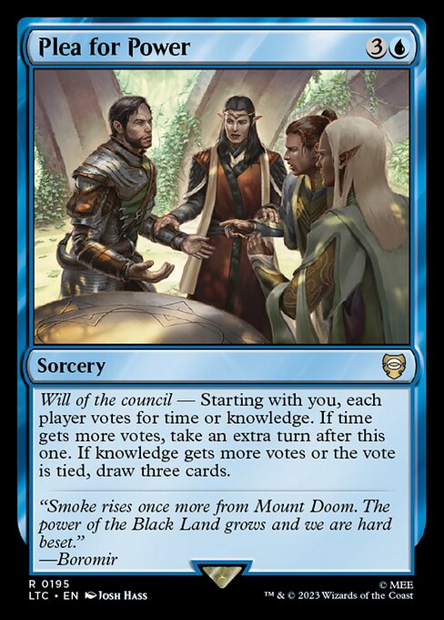 Magic the Gathering Card - Plea for Power - MTG Circle