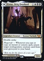 Magic the Gathering Card - Extus, Oriq Overlord // Awaken the Blood Avatar - MTG Circle