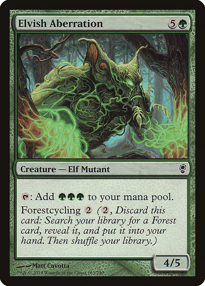 Magic the Gathering Card - Elvish Aberration - MTG Circle