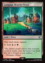 Magic the Gathering Card - Gongaga, Reactor Town - MTG Circle