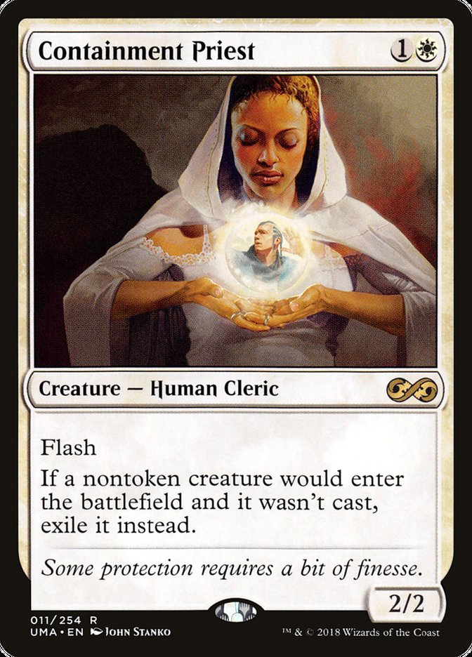 Magic the Gathering Card - Containment Priest - MTG Circle