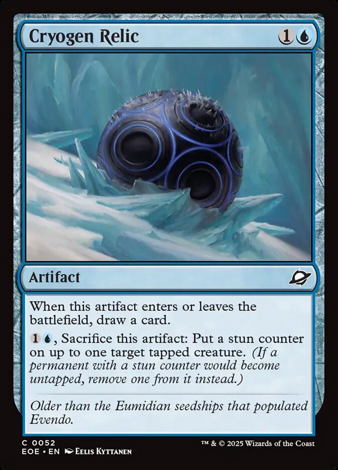 Magic the Gathering Card - Cryogen Relic - MTG Circle
