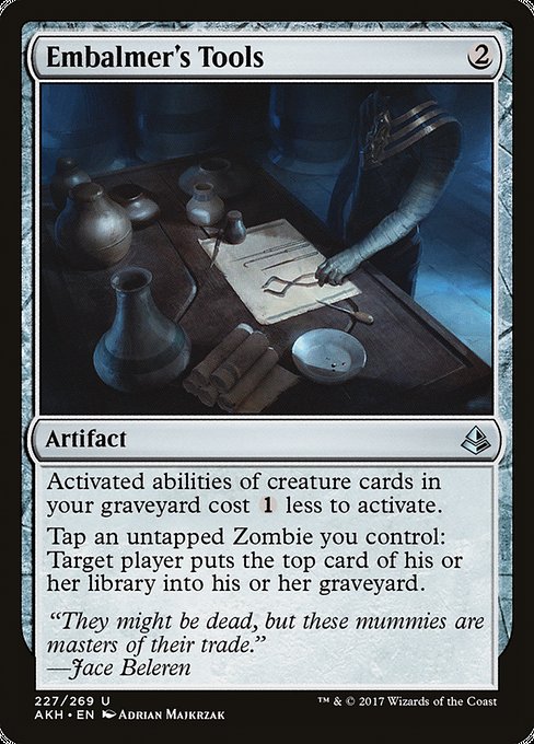 Magic the Gathering Card - Embalmer's Tools - MTG Circle