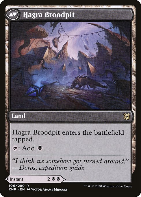 Magic the Gathering Card - Hagra Broodpit - MTG Circle