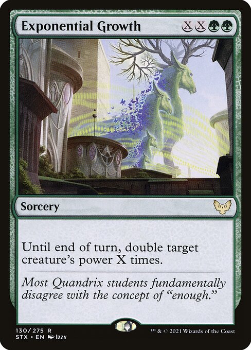 Magic the Gathering Card - Exponential Growth - MTG Circle